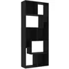 Image de vidaXL Bibliothèque Noir 67x24x161 cm Bois dingénierie 801878