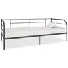 Image de vidaXL Cadre de lit de repos sans matelas gris métal 90x200 cm 284674