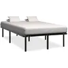 Image de vidaXL Cadre de lit sans matelas noir métal 120x200 cm 284680