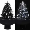 Image de vidaXL Arbre de Noël Neigeux avec Base de Parapluie Décoration de Noël Sapin Artificiel Salon Salle de Séjour Maison 289931