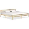 Image de vidaXL Cadre de lit sans matelas bois de manguier massif 200 cm 288429