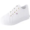 Image de Basket Tommy hilfiger - FW0FW06512YBS - Baskets Femme Vulcanisees Essential Nautical Chaussures