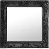 Image de vidaXL Miroir mural style baroque 50x50 cm noir 320315