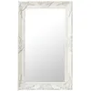 Image de vidaXL Miroir mural style baroque 50x80 cm Blanc 320320