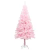 Image de vidaXL Sapin de Noël artificiel avec support Rose 180 cm PVC