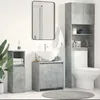 Image de vidaXL Armoire de salle de bain Gris béton 60x33x61 cm Aggloméré