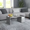 Image de Table basse - vidaXL - 90x45x35 cm - Gris béton - Aggloméré - Style Scandinave Moderne