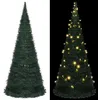 Image de vidaXL Sapin de Noël Artificiel Pré-éclairé avec Guirlandes Arbre de Noël avec LED Décoration de Vacances Ornement de 321525