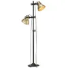 Image de vidaXL Lampadaire avec 2 Abat-jour Lampe sur Pied Eclairage Luminaire Salon Chambre à Coucher Couloir Maison Intérieur 320584
