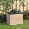 Image de Jardinières surélevées - VIDAXL - Bois de pin - 60x80 cm - Gris
