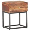 Image de vidaXL Table de chevet 40x30x50 cm Bois dacacia brut
