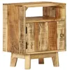 Image de vidaXL Table de chevet 40x30x50 cm Bois de manguier brut