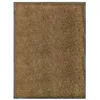 Image de vidaXL Paillasson lavable Marron 90x120 cm