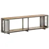 Image de vidaXL Meuble TV 150x30x40 cm Bois massif de manguier