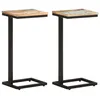 Image de vidaXL Tables dappoint 2 pcs 315x245x645 cm Bois de récupération
