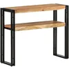 Image de Table Console - VIDAXL - 90x30x75 cm - Bois dAcacia Massif - Style Classique - Durable