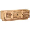 Image de vidaXL Meuble TV 120x30x40 cm Bois de manguier brut 320460