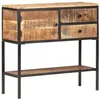 Image de vidaXL Buffet 85x30x80 cm Bois de manguier brut 320486