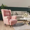 Image de vidaXL Fauteuil rose velours 324063