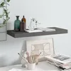 Image de vidaXL Étagère murale flottante Gris brillant 60x235x38 cm MDF 323790