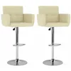 Image de vidaXL Lot de 2 Tabourets de Bar Chaise de Pub Siège de Bistrot Meuble de Salle à Manger Cuisine Salon Maison Intérieur 323657
