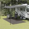 Image de Tapis de tente - vidaXL - 200x400 cm - Anthracite - Résistance aux intempéries - 100% PEHD