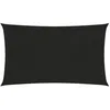 Image de vidaXL Voile dombrage 160 g/m² Noir 25x5 m PEHD