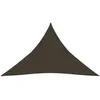 Image de Voile dombrage triangulaire marron 4x4x58 m en PEHD - VIDAXL - 160 g/m² - Anti-UV