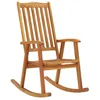 Image de vidaXL Chaise à bascule Bois dacacia massif