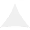 Image de vidaXL Voile de parasol Tissu Oxford triangulaire 4x4x4 m Blanc