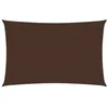 Image de vidaXL Voile de parasol Tissu Oxford rectangulaire 2x5 m Marron
