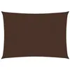 Image de vidaXL Voile de parasol Tissu Oxford rectangulaire 4x6 m Marron