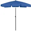 Image de vidaXL Parasol de Plage Abri de Soleil Parasol de Jardin Parasol de Patio Terrasse Extérieur Anti-UV Anti-décoloration Bleu 314726