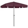 Image de vidaXL Parasol de Plage Abri de Soleil Parasol de Jardin Parasol de Patio Terrasse Extérieur Anti-UV Anti-décoloration Rouge 314731