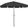 Image de vidaXL Parasol de Plage Abri de Soleil Parasol de Jardin Parasol de Patio Terrasse Extérieur Anti-UV Anti-décoloration Noir 314733