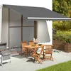 Image de Tissu de remplacement pour auvent - vidaXL - Anthracite - 45x35 m - Résistance UV et intempéries