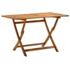 Image de Table de jardin pliable - vidaXL - 120x70x75 cm - Bois dacacia massif