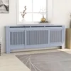Image de Cache-radiateur - vidaXL - 205 cm - MDF - Design moderne - Longueur réglable