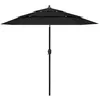 Image de vidaXL Parasol de Jardin à 3 niveaux avec Mât en Aluminium Pare-soleil de Patio Abri de Soleil Parasol de Plage Terrasse 313866