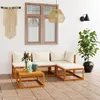 Image de vidaXL Salon de Jardin 5 pcs avec Coussin Mobilier de Patio Meubles de Terrasse Meubles dExtérieur Mobilier de Jardin Crème 3057633