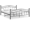 Image de vidaXL Cadre de lit Noir Métal 200x200 cm 325006