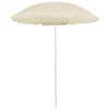 Image de Parasol dextérieur - vidaXL - Sable - 200 cm - Inclinaison - Résistant aux UV