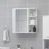 Image de vidaXL Armoire à miroir de bain Blanc 625x205x64 cm Aggloméré