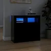 Image de vidaXL Buffet avec Lumières LED Meuble de Rangement Armoire de Rangement Organisateur de Salon Chambre Salle de Séjour 804329