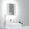 Image de vidaXL Armoire salle de bain à miroir LED Blanc 40x12x45 cm Acrylique 804948