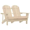 Image de vidaXL Chaise de jardin Adirondack 2 places bois de sapin massif 315902