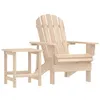 Image de vidaXL Chaise de jardin Adirondack avec table Bois de sapin massif