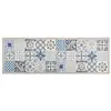 Image de vidaXL Tapis de cuisine lavable Mosaïque 60x300 cm