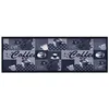 Image de vidaXL Tapis de sol de cuisine lavable Bleu café 45x150 cm