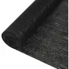 Image de vidaXL Filet Brise-vue Filet dOmbrage Filet dIntimité Pare-vue de Jardin Perméable au Vent Noir 2x50 m PEHD 195 g/m²149367